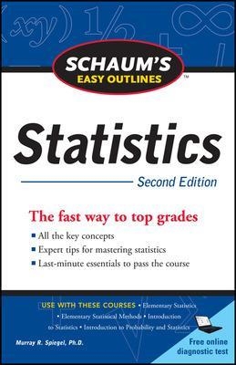 Schaum's Easy Outline of Statistics, Second Edition - David Lindstrom, Murray Spiegel