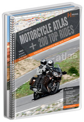 Australia motorcycle atlas spir. hema