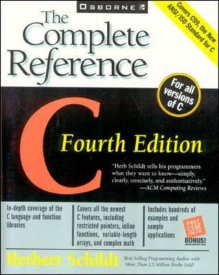 C: the Complete Reference - Herbert Schildt