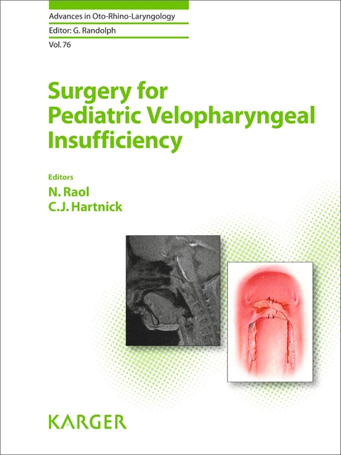 Surgery for Pediatric Velopharyngeal Insufficiency - 