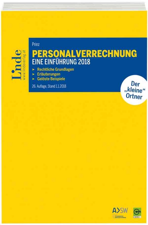 Personalverrechnung: eine Einführung 2018 - Irina Prinz