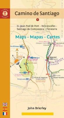 Camine De Santiago Maps - 6th Edition - John Brierley