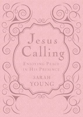 Jesus Calling, Pink Leathersoft, with Scripture References - Sarah Young