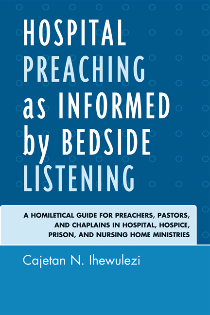 Hospital Preaching as Informed by Bedside Listening -  Cajetan N. Ihewulezi