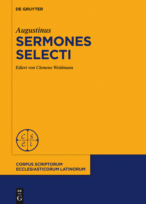 Sermones selecti -  Augustinus