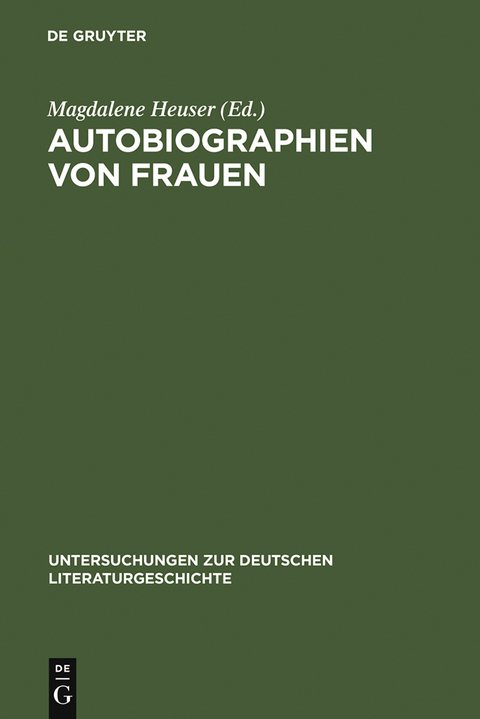 Autobiographien von Frauen - 