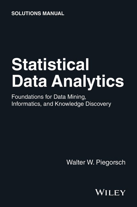 Statistical Data Analytics - Walter W. Piegorsch