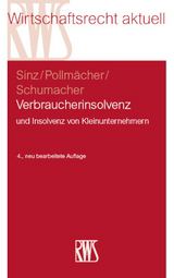 Verbraucherinsolvenz - Sinz, Ralf; Lübbke, Silvia