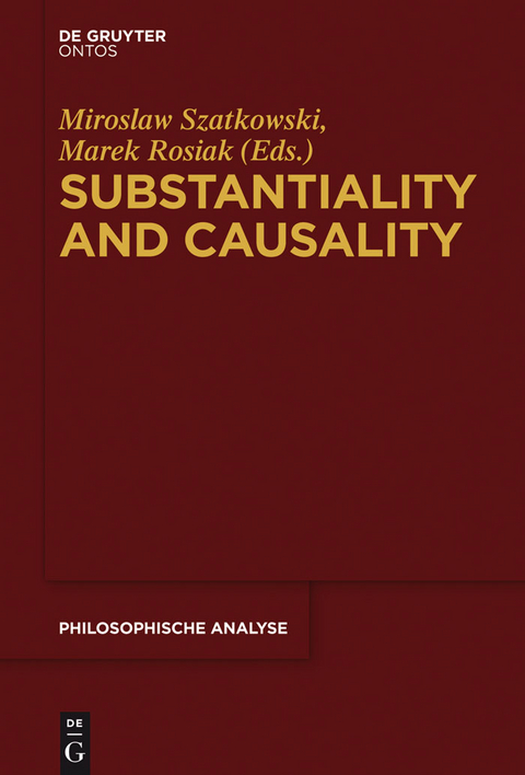 Substantiality and Causality - 