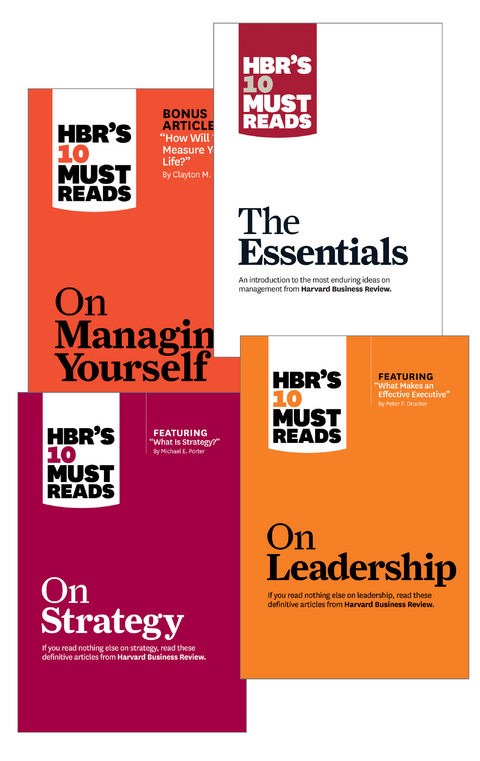 HBR's 10 Must Reads Collection (12 Books) - Harvard Business Review, Peter F. Drucker, Clayton M. Christensen, Daniel Goleman, Michael E. Porter