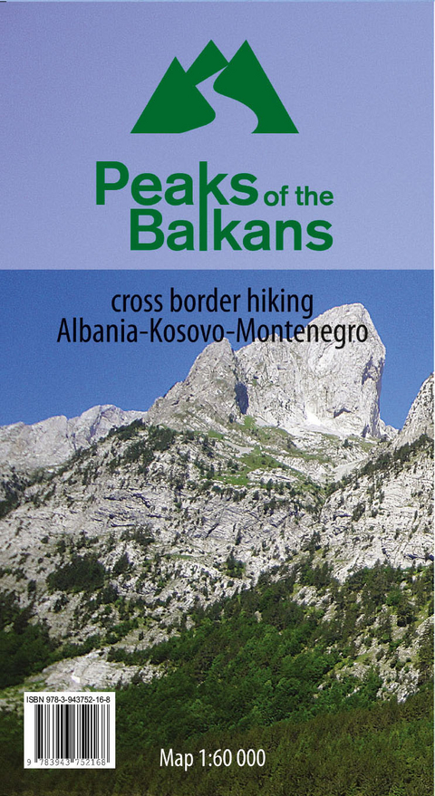 Peaks of the Balkans 1:60000