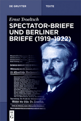 Spectator-Briefe und Berliner Briefe (1919–1922) - 