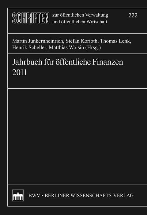Jahrbuch für öffentliche Finanzen 2011 - 