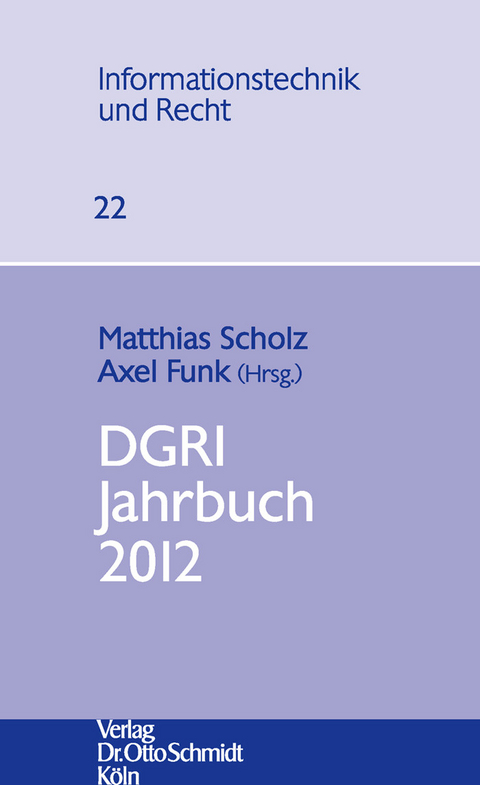 DGRI Jahrbuch 2012 - 