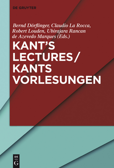 Kant's Lectures / Kants Vorlesungen - 