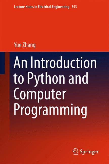 Introduction to Python and Computer Programming -  Yue Zhang