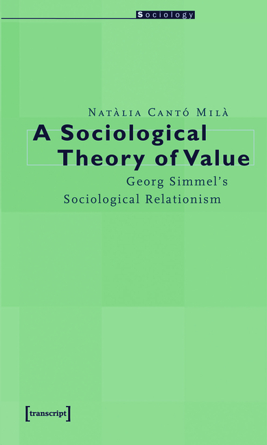 A Sociological Theory of Value -  Natàlia Cantó Milà