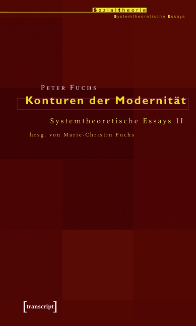 Konturen der Modernität - Peter Fuchs