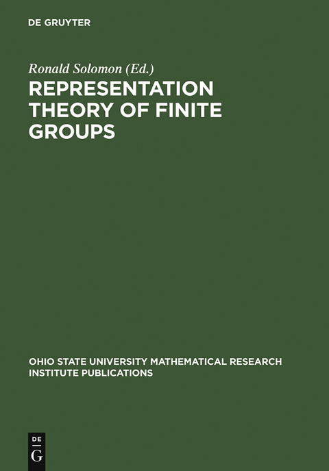 Representation Theory of Finite Groups - 