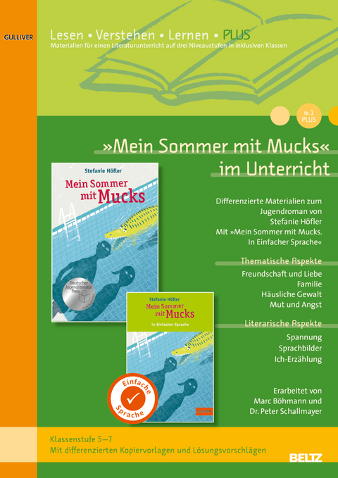 »Mein Sommer mit Mucks« von Stefanie Höfler im Unterricht - Marc Böhmann, Peter Schallmayer