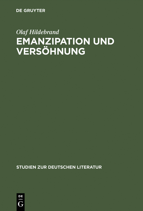 Emanzipation und Versöhnung - Olaf Hildebrand