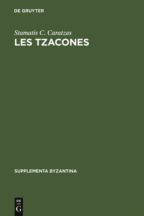 Les Tzacones - Stamatis C. Caratzas