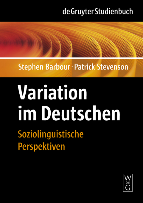 Variation im Deutschen - Stephen Barbour, Patrick Stevenson