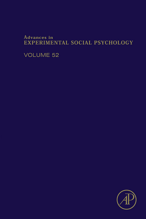 Advances in Experimental Social Psychology -  James M. Olson,  Mark P. Zanna