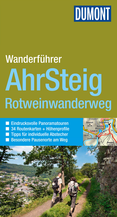 DuMont Wanderführer Ahrsteig, Rotweinwanderweg - Hans-Joachim Schneider