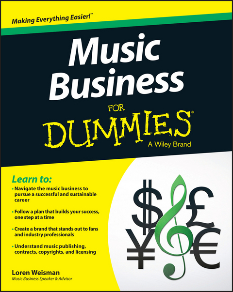 Music Business For Dummies -  Loren Weisman