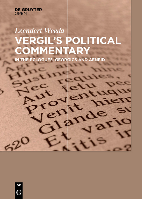 Vergil´s Political Commentary -  Leendert Weeda
