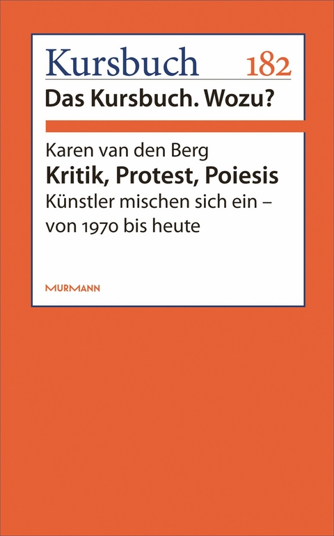 Kritik, Protest, Poiesis - Karen van den Berg