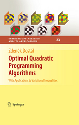 Optimal Quadratic Programming Algorithms -  Zdenek Dostal