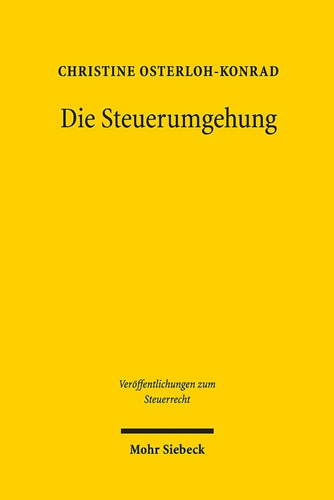 Die Steuerumgehung - Christine Osterloh-Konrad