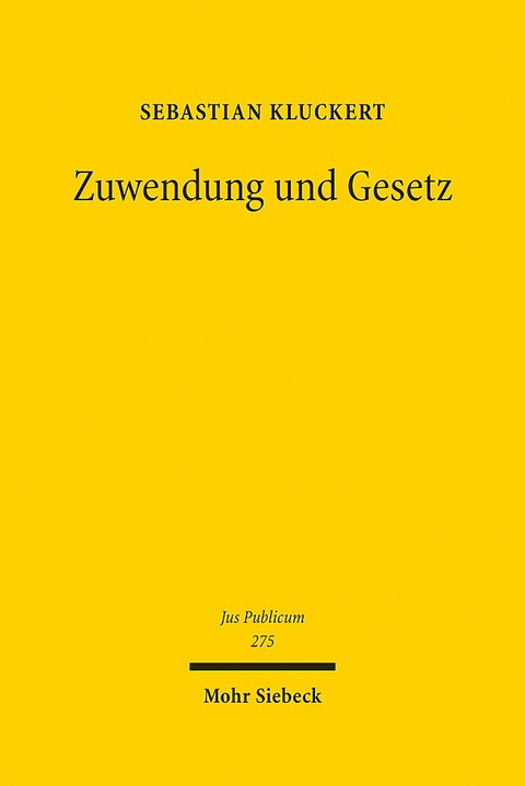 Zuwendung und Gesetz - Sebastian Kluckert