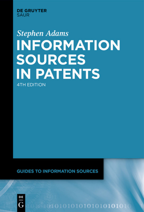 Information Sources in Patents - Stephen Adams