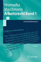 Arbeitsrecht Band 1 - Hromadka, Wolfgang; Maschmann, Frank