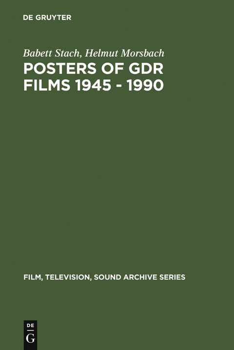 Posters of GDR films 1945 - 1990 - Babett Stach, Helmut Morsbach