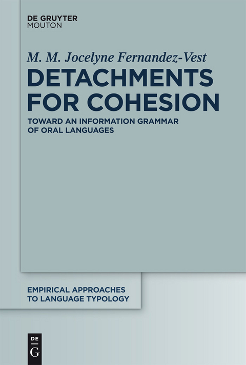 Detachments for Cohesion -  M. M. Jocelyne Fernandez-Vest