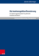 Die Insolvenzgeldvorfinanzierung - Jolanta Schürmeyer