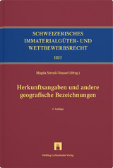 Herkunftsangaben und andere geografische Bezeichnungen - David Aschmann, Marco Bundi, Benedikt Schmidt, Jürg Simon