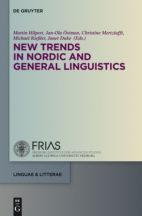 New Trends in Nordic and General Linguistics - 