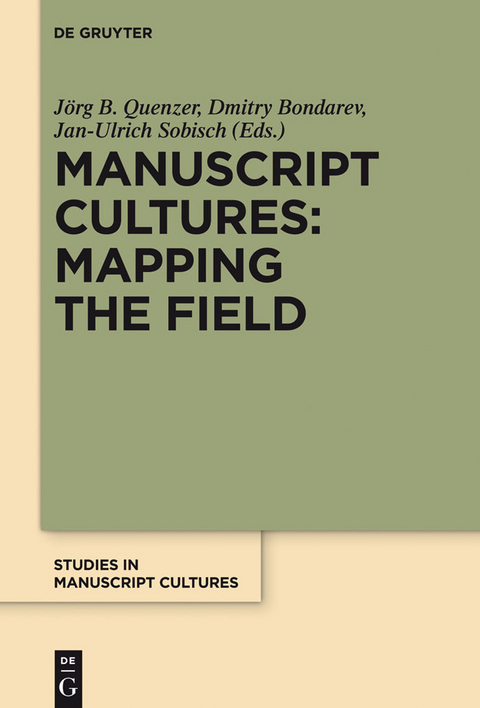 Manuscript Cultures: Mapping the Field - 