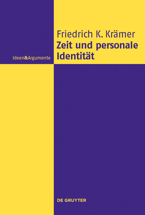 Zeit und personale Identität -  Friedrich Karl Krämer