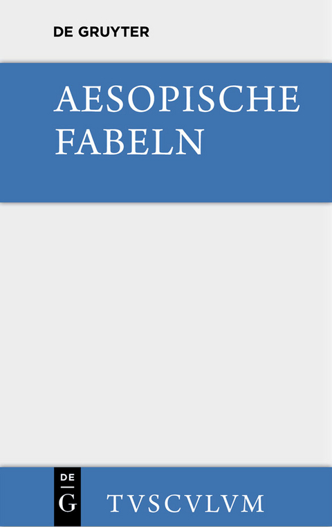 Aesopische Fabeln -  Aesopus