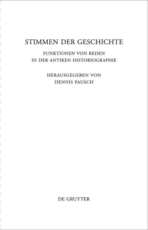 Stimmen der Geschichte - 