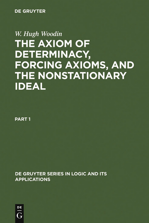 The Axiom of Determinacy, Forcing Axioms, and the Nonstationary Ideal - W. Hugh Woodin