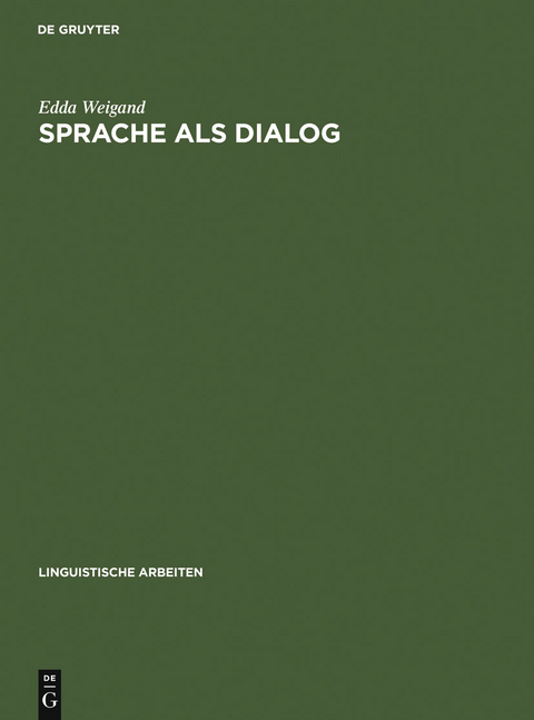 Sprache als Dialog - Edda Weigand