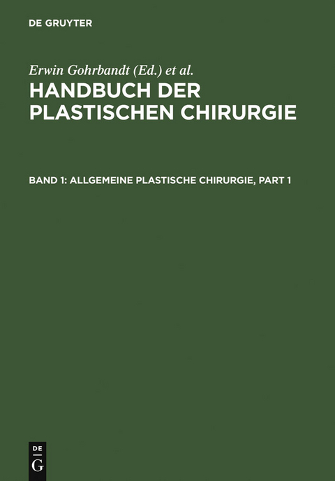 Allgemeine plastische Chirurgie - 