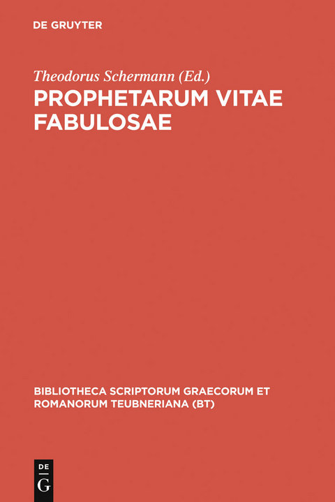 Prophetarum vitae fabulosae - 